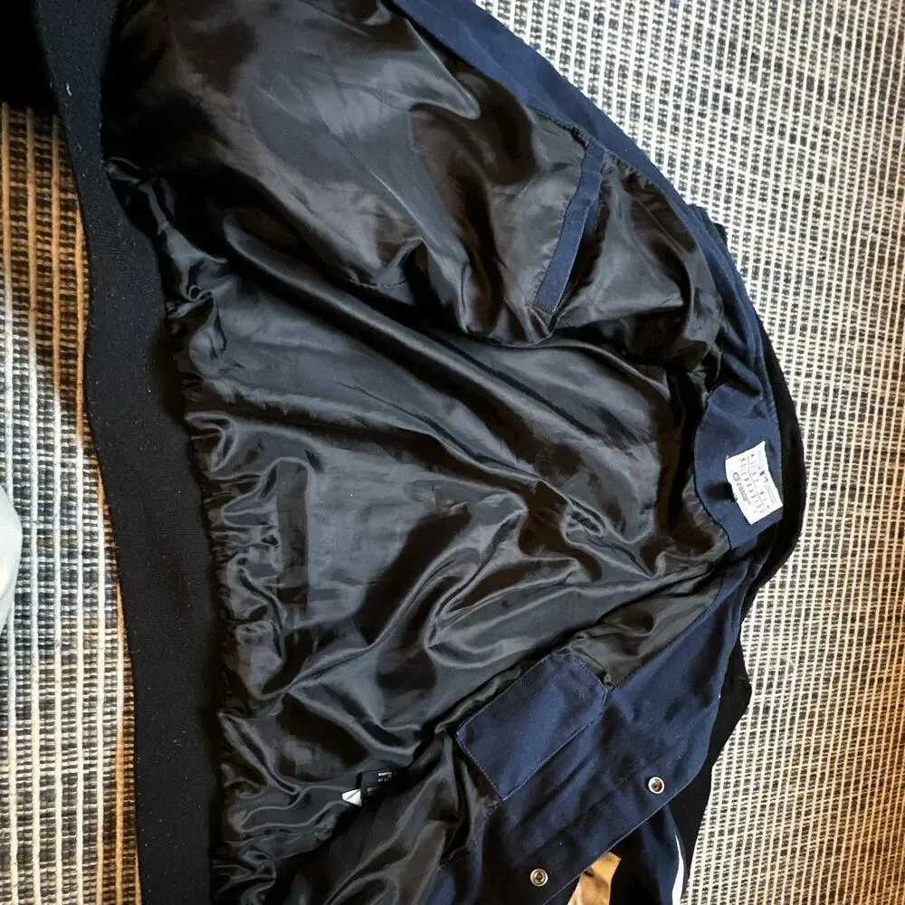 G-III Sports New York Yankees MLB Baseball Jacket Size Boys M 12-14 Blue Black